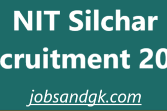 NIT Silchar Recruitment 2025