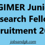 PGIMER Junior Research Fellow Recruitment 2025