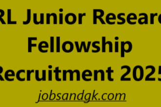 PRL Junior Research Fellowship Recruitment 2025
