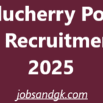 Puducherry Police SI Recruitment 2025