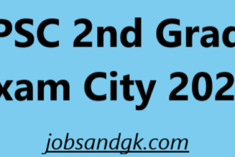RPSC 2nd Grade Exam City 2025