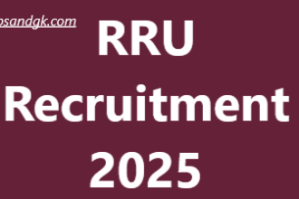 RRU Recruitment 2025