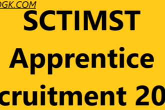 SCTIMST Apprentice Recruitment 2025