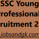 SSC Young Professionals Recruitment 2025