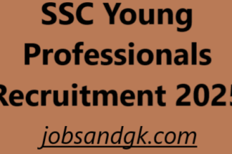 SSC Young Professionals Recruitment 2025