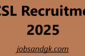 UCSL Recruitment 2025