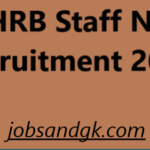 WBHRB Staff Nurse Recruitment 2025