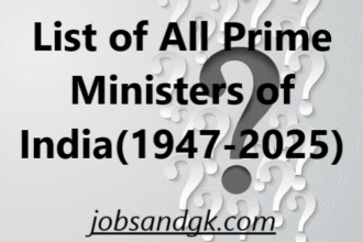 List of All Prime Ministers of India 