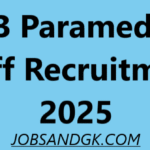 RRB Paramedical Staff Recruitment 2025