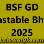BSF GD Constable Bharti 2025