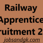 Railway Apprentice Recruitment 2025