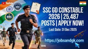 SSC GD Constable Recruitment 2026