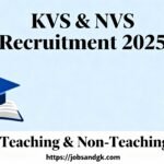 KVS NVS Teacher Recruitment 2025