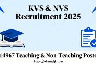 KVS NVS Teacher Recruitment 2025
