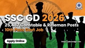 SSC GD Constable 2026 Recruitment