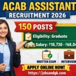 ACAB Assistant Recruitment 2026
