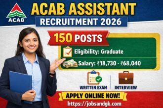 ACAB Assistant Recruitment 2026